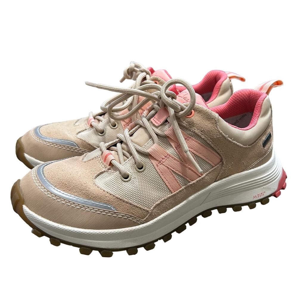 Clarks ATL Trek GTX Path Lace Up Sneakers Women's 7 Light Sand Gorpcore Outdoor